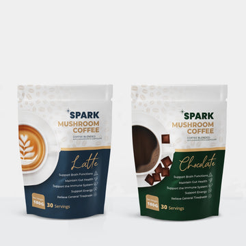 Latte+Chocolate mushroom coffee